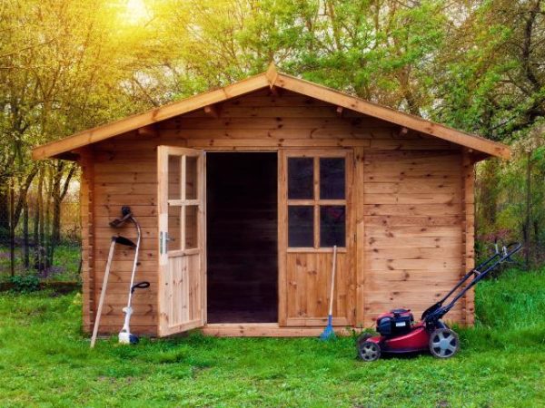 Porte cabanon bois